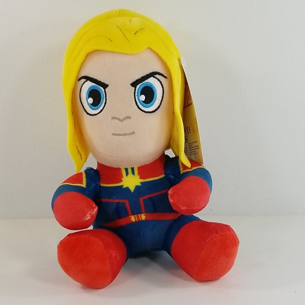 Kidrobot Marvel Captain Marvel Phunny Plush Super Hero